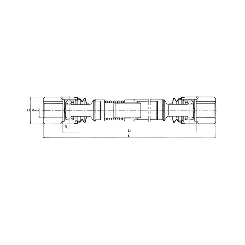 RSK-BHJM Straight Groove Sliding ball cage CV Universal Joint Shock-absorbing para sa Leveler