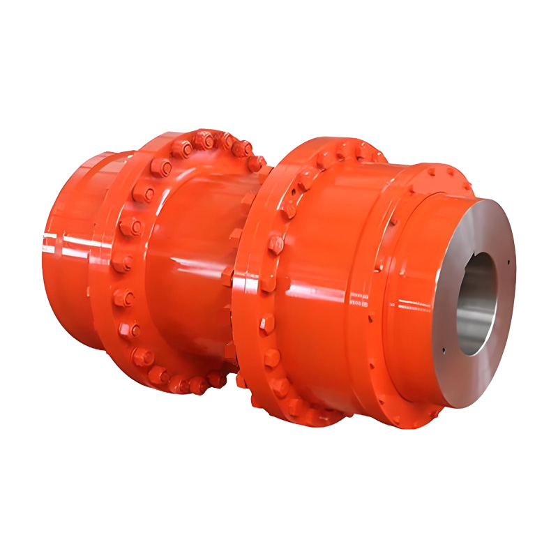 RSK-WGT type intermediate sleeve drum shaped gear coupling para sa long-distance at large-displacement compensation